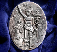 Load image into Gallery viewer, MERCURY – STERLING SILVER PENDANT WITH ELEGANT 21″ STERLING SILVER CHAIN