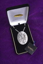 Load image into Gallery viewer, MERCURY – STERLING SILVER PENDANT WITH ELEGANT 21″ STERLING SILVER CHAIN