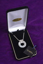 Load image into Gallery viewer, ETERNITY – STERLING SILVER PENDANT WITH ELEGANT 21″ STERLING SILVER CHAIN