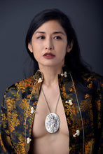 Load image into Gallery viewer, MERCURY – STERLING SILVER PENDANT WITH ELEGANT 21″ STERLING SILVER CHAIN