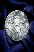 Load image into Gallery viewer, SHAMAN – STERLING SILVER PENDANT WITH BLACK LEATHER BOLO NECKLACE AND STERLING SILVER BOLO TIPS
