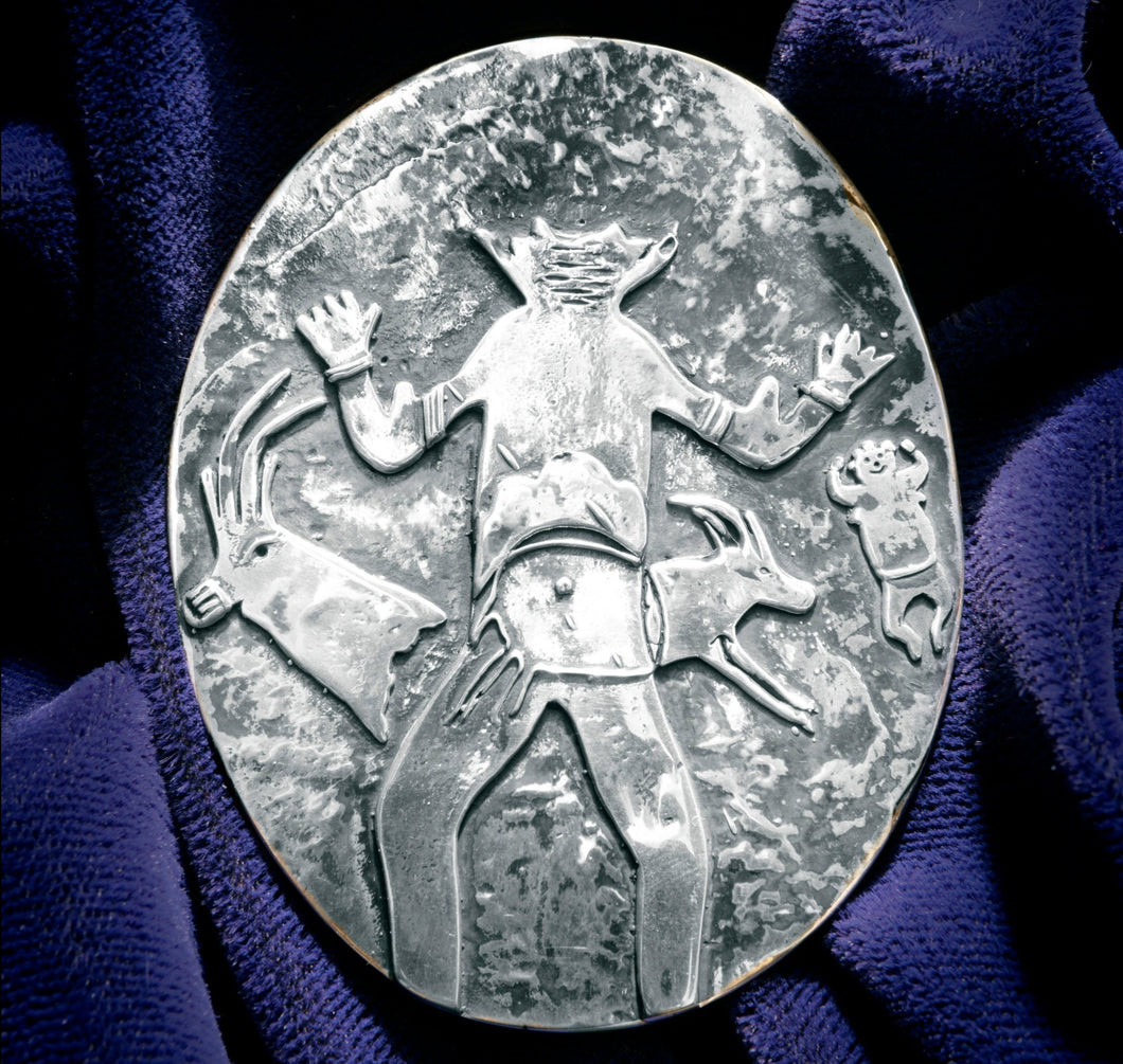 SHAMAN – STERLING SILVER PENDANT WITH ELEGANT 21″ STERLING SILVER CHAIN