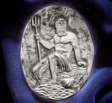 Load image into Gallery viewer, POSEIDON – STERLING SILVER PENDANT WITH ELEGANT 21″ STERLING SILVER CHAIN
