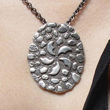Load image into Gallery viewer, BLADE RUNNER – STERLING SILVER PENDANT WITH ELEGANT 21″ STERLING SILVER CHAIN
