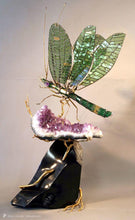 Load image into Gallery viewer, LACEWING ALIGHTING SCULPTURE BY LARRY SCHUSTER

