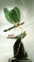 Load image into Gallery viewer, LACEWING ALIGHTING SCULPTURE BY LARRY SCHUSTER
