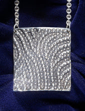Load image into Gallery viewer, CASCADE – STERLING SILVER PENDANT WITH ELEGANT 21″ STERLING SILVER CHAIN
