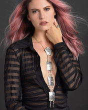 Load image into Gallery viewer, CHARISMA – HANDMADE STERLING SILVER NECKTIE

